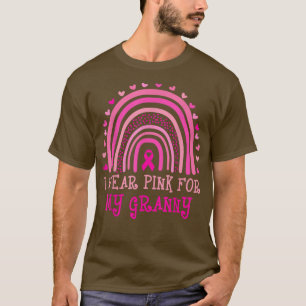 Ich trage Rosa für meinen großen Brustkrebs rosa H T-Shirt