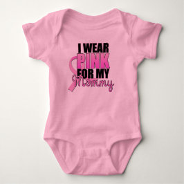 Ich trage Rosa für meinen Mama-Säugling Baby Strampler