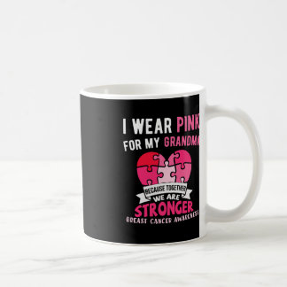 Ich trage Rosa für meinen Oma-Elefanten-Brustkrebs Kaffeetasse