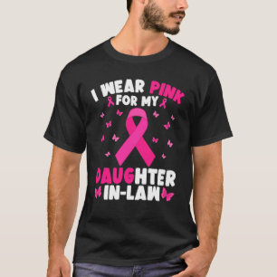 Ich trage Rosa für meinen Schwager-Brustkrebs T-Shirt