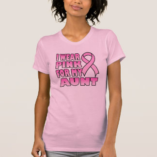Ich trage Rosa für meiner Tante Womens T-Shirt
