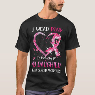 Ich trage Rosa im Gedächtnis an den Brustkrebs mei T-Shirt