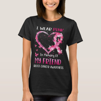 Ich trage Rosa im Gedächtnis an meinen freunden Br T-Shirt