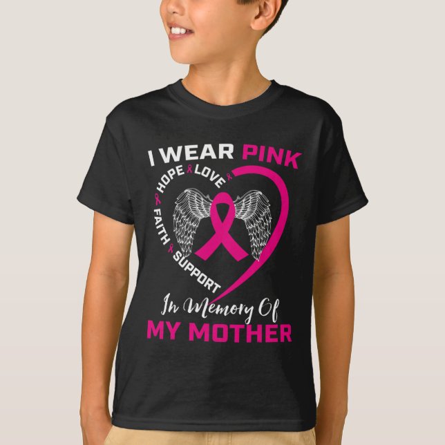 Ich trage Rosa im Gedächtnis meiner Mama Mutterkuc T-Shirt (Vorderseite)