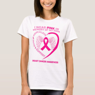 Ich trage Rosa im Gedächtnis meiner Mama T-Shirt