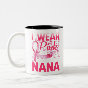 Ich trage Rosa im Gedächtnis meiner Nana Zweifarbige Tasse