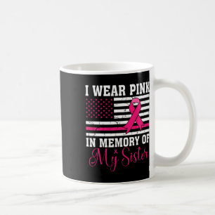 Ich trage Rosa im Gedächtnis meiner Schwester Usa Kaffeetasse