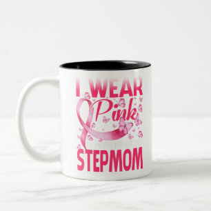 Ich trage Rosa im Gedächtnis meiner Stepmutter Zweifarbige Tasse