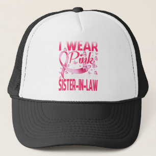 Ich trage Rosa im Gedenken an meine Schwiegermutte Truckerkappe