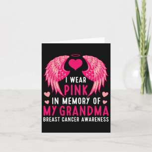 Ich trage Rosa im Gedenken an meinen Oma-Brustkreb Karte