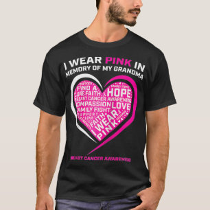 Ich trage Rosa im Gedenken an meinen Oma-Brustkreb T-Shirt