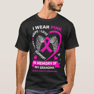 Ich trage Rosa im Gedenken an meinen Oma-Brustkreb T-Shirt