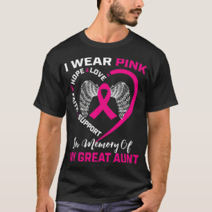 Ich trage Rosa in Erinnerung an meinen großen Bru T-Shirt