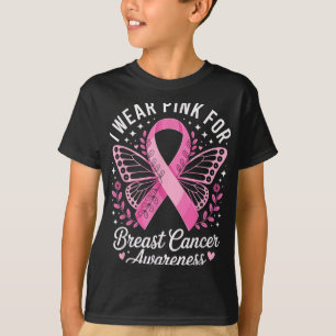 Ich trage rosa wegen Brustkrebserkrankung _6 T-Shirt