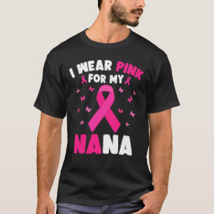 Ich trage Rosa wegen meiner Brustkrebserkrankung i T-Shirt