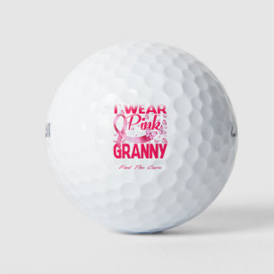 Ich trage Rosa wegen meiner großen Brustkrebserkra Golfball