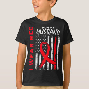 Ich trage Rot für das Bewusstsein für Herzkrankhei T-Shirt