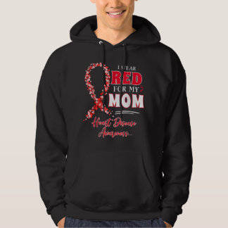 Ich trage Rot für meinen Sohn SCA Plötzlicher Herz Hoodie