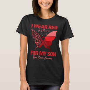 Ich trage Rot im Gedächtnis für meine Hornhautkreb T-Shirt
