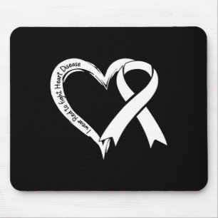 Ich trage Rot um gegen Herzkrankheiten zu kämpfen Mousepad