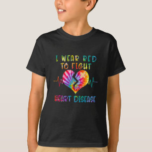Ich trage Rot, um gegen Herzkrankheiten zu kämpfen T-Shirt