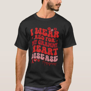Ich trage Rot wegen meines grauen Sprichworts T-Shirt