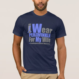 Ich trage Singrün für meinen Ehefrau-Esophageal T-Shirt
