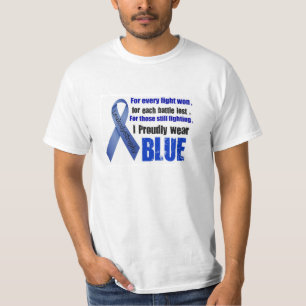 Ich trage stolz Blau T-Shirt