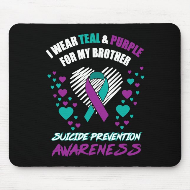 Ich trage TealandPurple für meinen Bruder, den Sui Mousepad (Vorne)