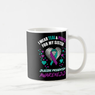 Ich trage Tealandviolett für meine Schwester Suizi Kaffeetasse