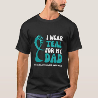 Ich trage Türkis für mein Vater Trigeminusneuralgi T-Shirt