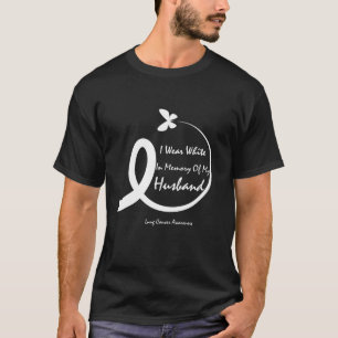 Ich trage Weiß im Gedächtnis meines Brustkrebses A T-Shirt