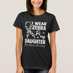 Ich trage Zebra für meine Tochter, seltene Krankhe T-Shirt