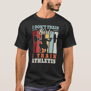 Ich trainiere Athleten u2013 Totlift-Trainer Fitne T-Shirt