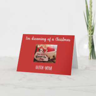 **ICH TRAINIERE MIT IHNEN EINE WEIHNACHTUNG** FEIERTAGSKARTE