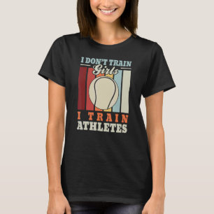 Ich trainiere Sportler u2013 Tennistrainer Tennis T-Shirt