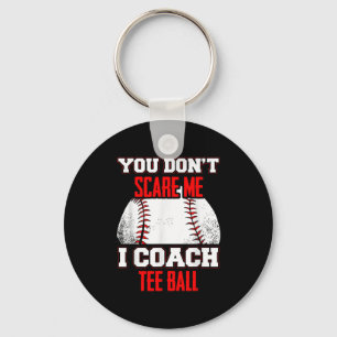 Ich trainiere T-Shirt Ball Coaches Schlüsselanhänger