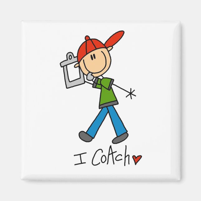 Ich trainiere T - Shirt und Geschenke Magnet (Vorne)