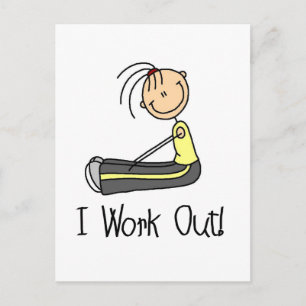 Ich trainiere T-Shirts und Geschenke Postkarte