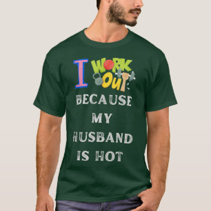 Ich trainiere, weil meine Stunde heiße, lustige Fi T-Shirt