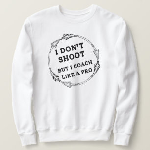 Ich trainiere wie ein Pro Archery Vater Sweatshirt