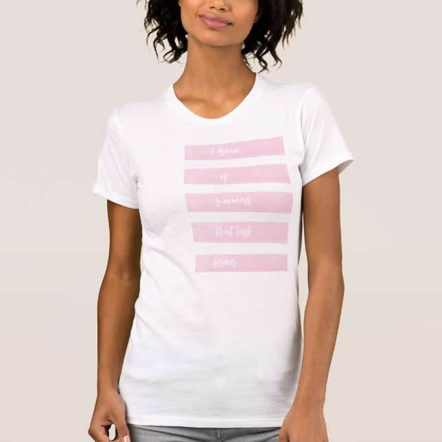 ICH TRÄUME DIE LETZTEN T - Shirt ÜBER GIPFELTREFFE (Vorderseite)