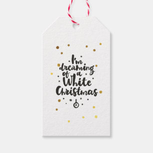 Ich träume ein von den weißes geschenkanhänger