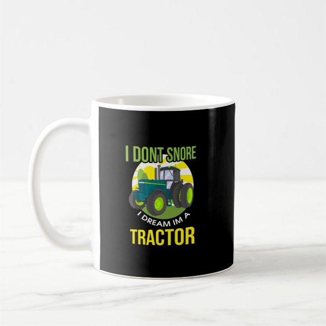 Ich träume, ich bin Traktor Kaffeetasse (Links)