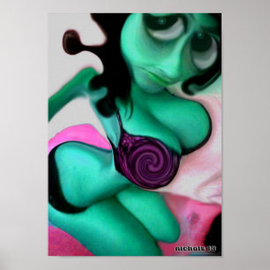 Ich träume im Grün Poster