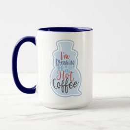 Ich träume von einem heißen Kaffee Tasse