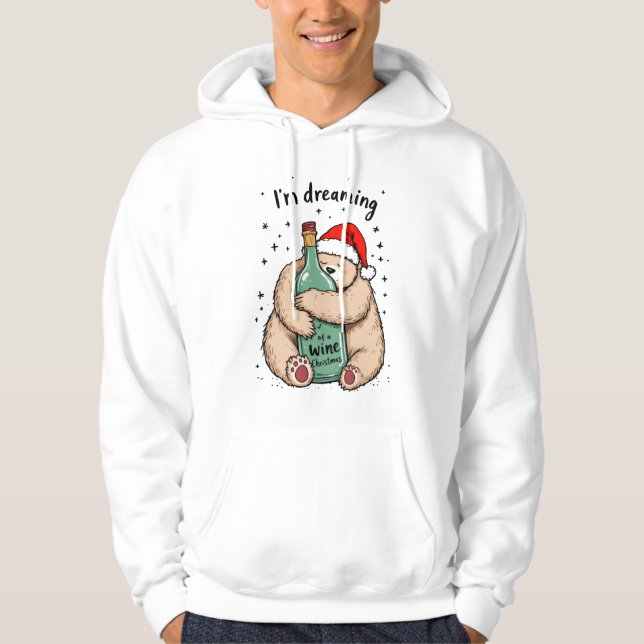 Ich träume von einem Weihnachtsfest Hoodie (Vorderseite)