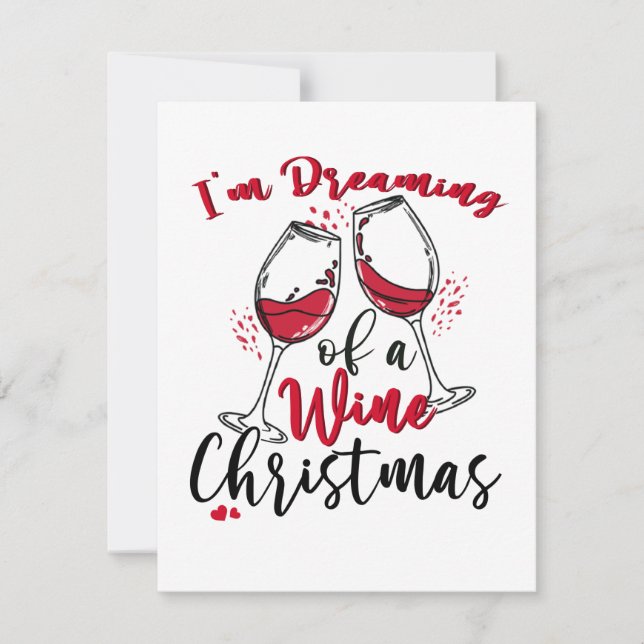 Ich träume von einem Weinfest Einladung (Vorderseite)