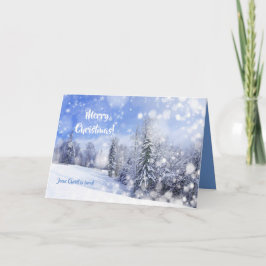 Ich träume von einem weißen Weihnachten Karte