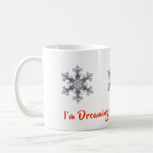 Ich träume von einem weißen Weihnachten, Schneeflo Kaffeetasse